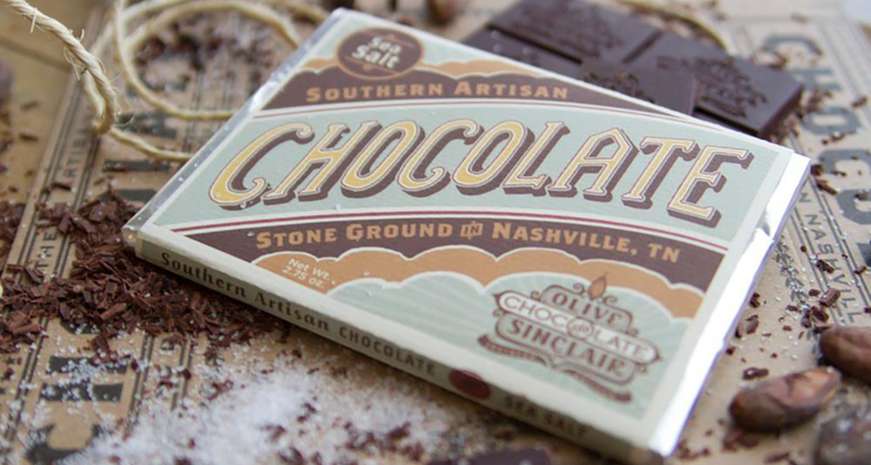 Olive and Sinclair chocolate bar