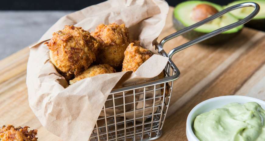 Crab hushpuppies