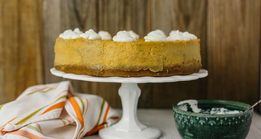 Pumpkin cheesecake