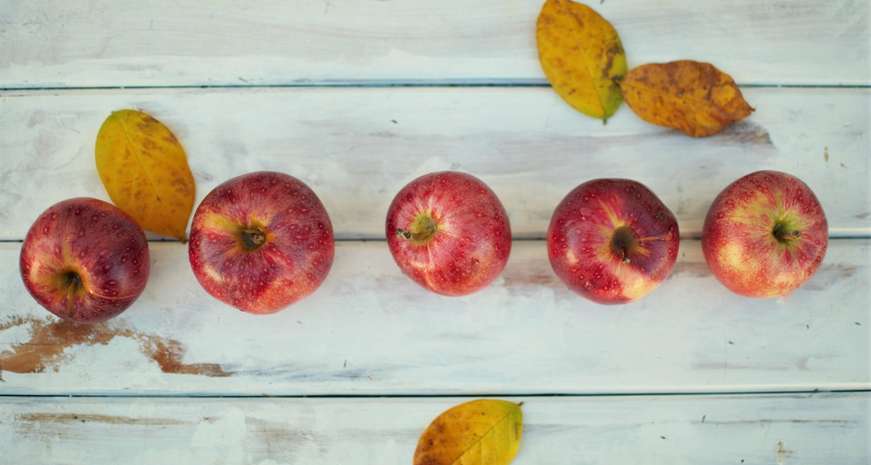 Apples in fall