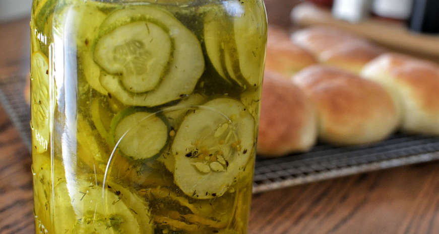 Bread and butter pickles