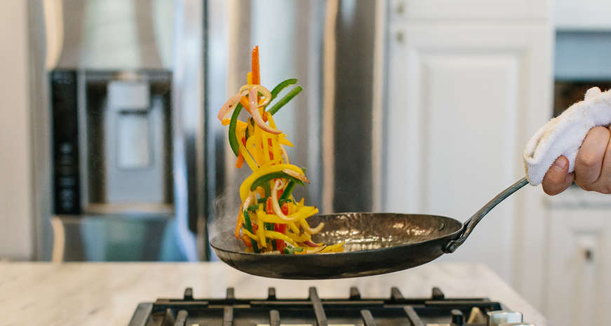Blanc Creatives 11-inch Carbon Steel Sauté Pan