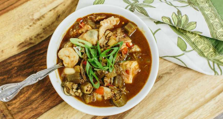 Seafood gumbo