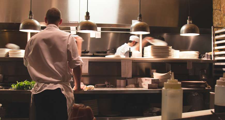Restaurant kitchen