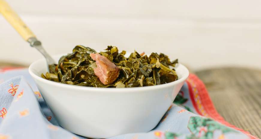 Sweet and spicy collards