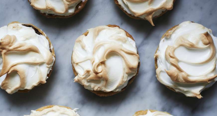 Annie Lou's Chocolate Meringue Tarts