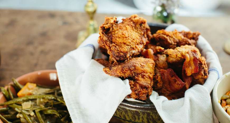 Fried chicken at the Atlanta History Center
