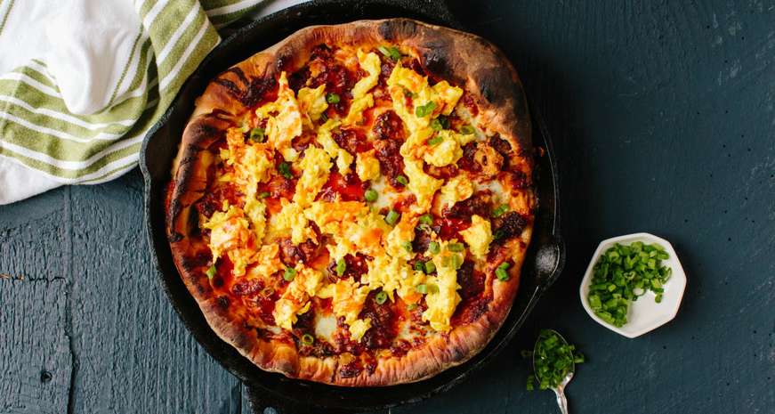 Cast Iron Breakfast Pizza