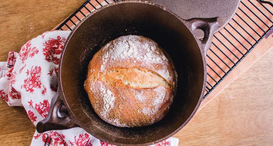No-knead bread for two in Nest