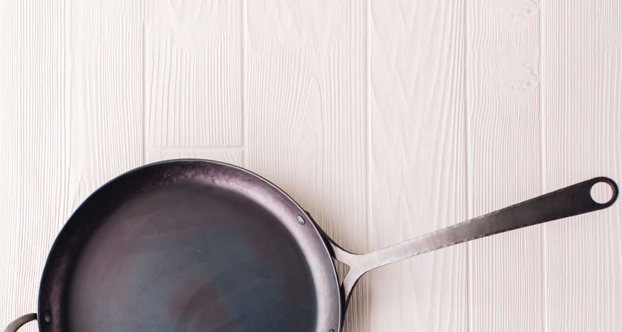 Blanc Creatives carbon steel skillet