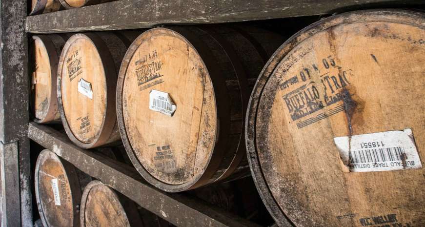 Buffalo Trace bourbon barrels