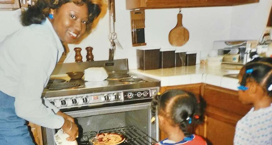 Ranji McMillan's mom baking pies