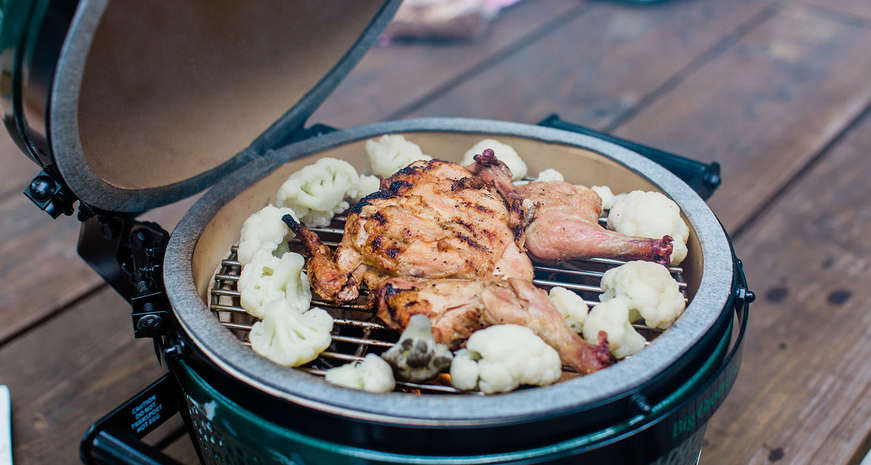 Grilling chicken