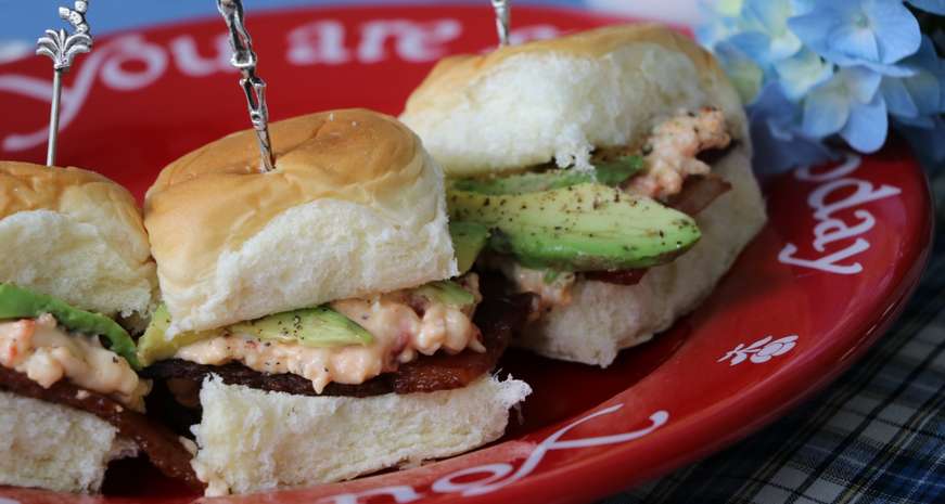 Proper Pepper Pimento-Bacon Sliders