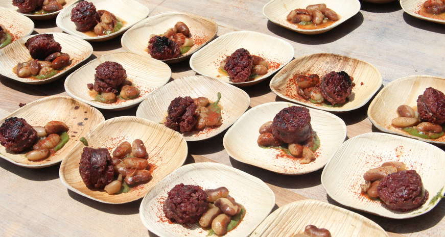 Housemade morcilla (blood) sausage by John Castellucci of Atlanta's Bar Mercado