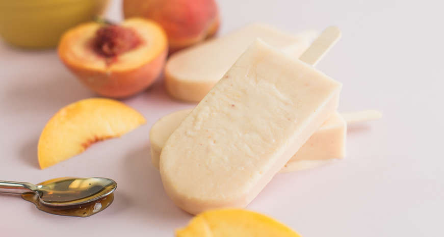 Peaches 'n Cream Popsicle