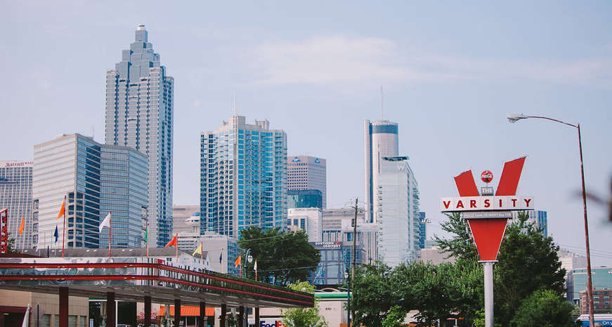 The original Varsity in Midtown Atlanta