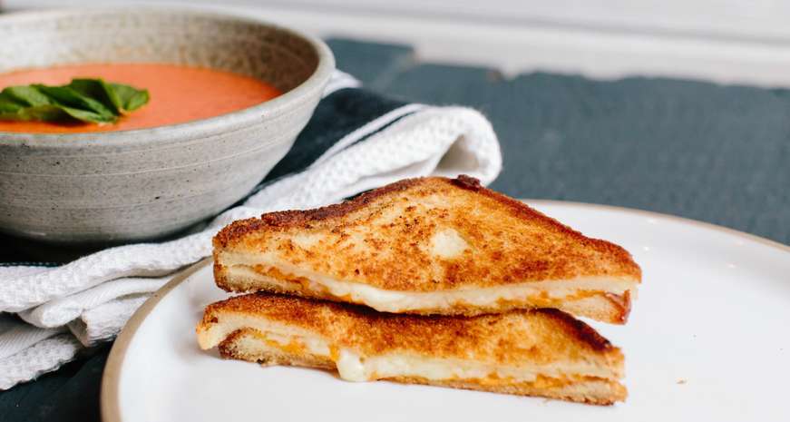 grilled cheese and tomato soup