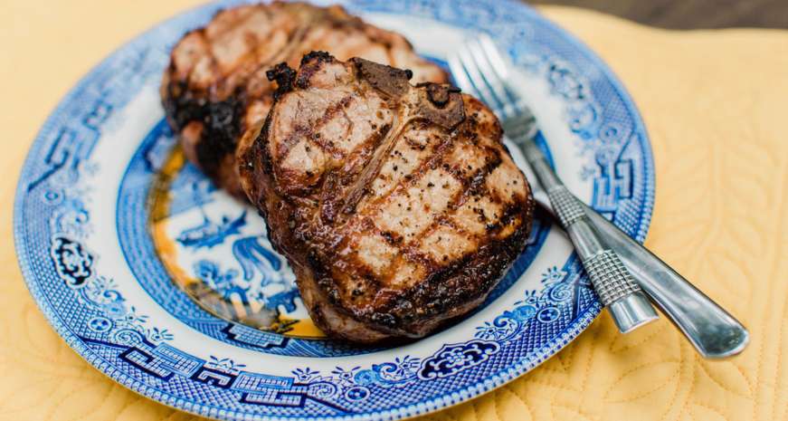 brined pork chops