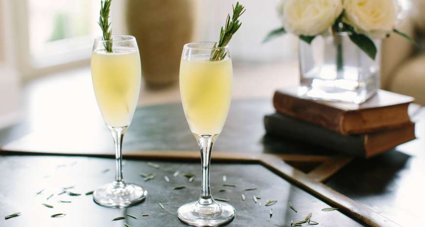 vesper mimosa cocktail