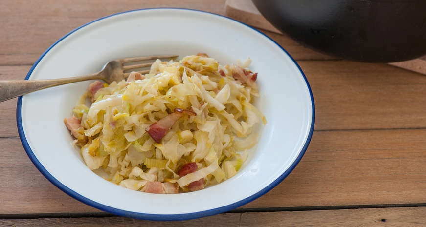 bacon and cabbage