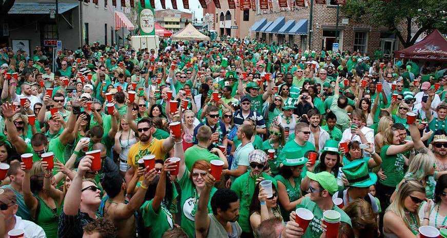 st patrick's day in savannah