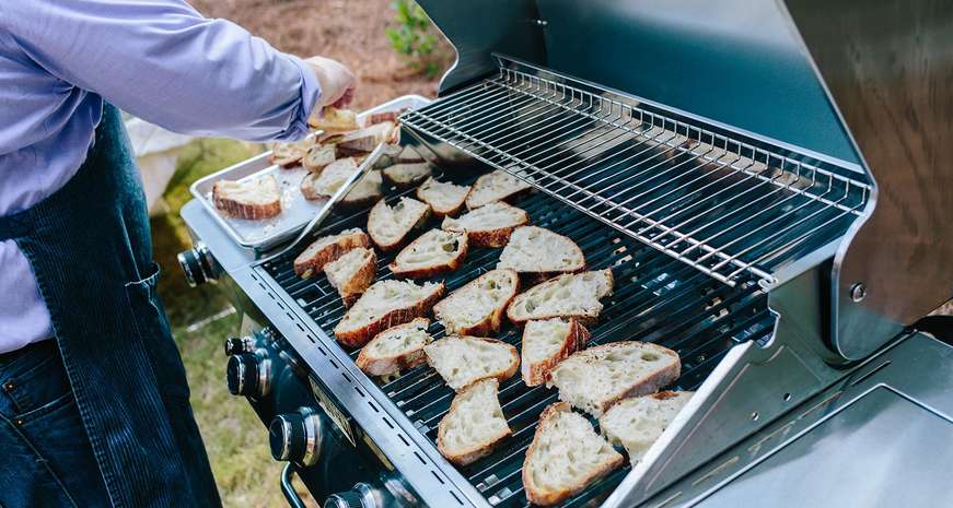 grilling bread