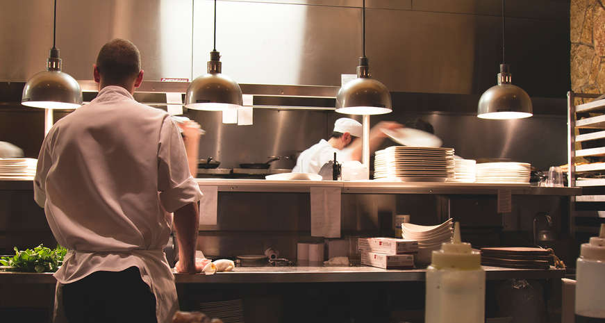 Restaurant kitchen
