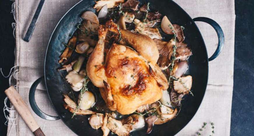 Blanc Creatives 13-inch Carbon Steel Roaster