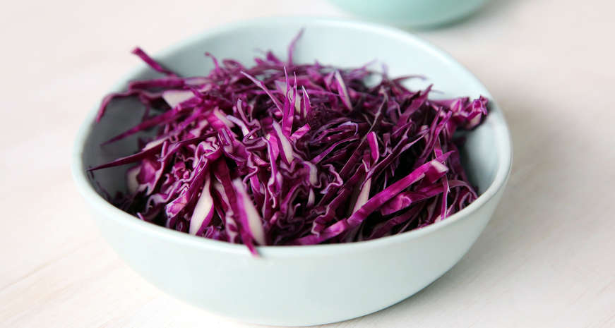 chopped cabbage