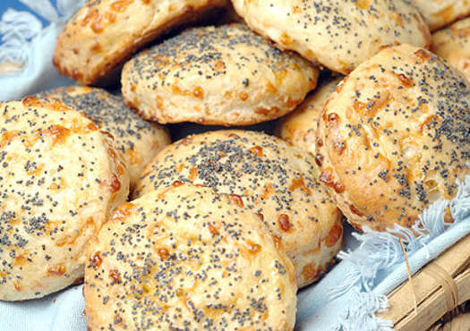 Cheddar Cheese-Poppy Seed Biscuits
