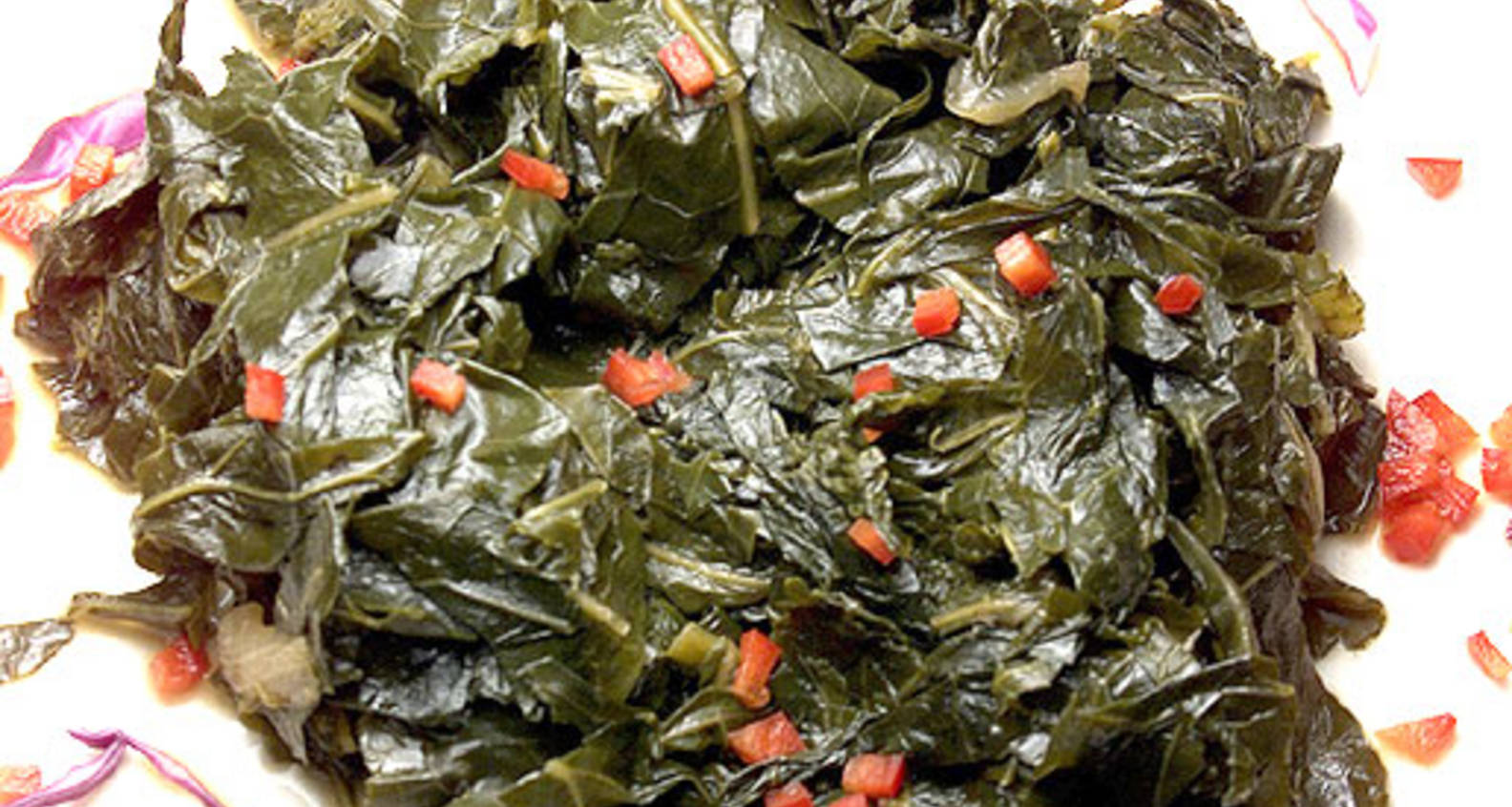 Recipe Collard Greens from OK Cafe Southern Kitchen
