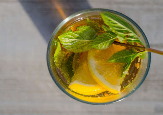 Pineapple Mint Sweet Tea