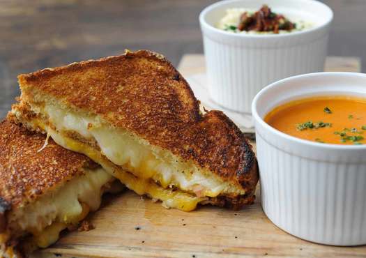 Grilled Blue Cheese & Prosciutto Sandwich