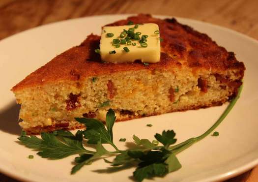 Loaded Cornbread With Bacon