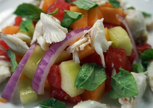 Crab and Summer Melon Salad
