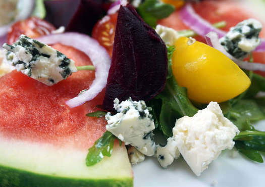 Watermelon and Braised Beet Salad