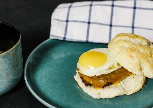Sausage, Egg and Cheese Breakfast Sandwich
