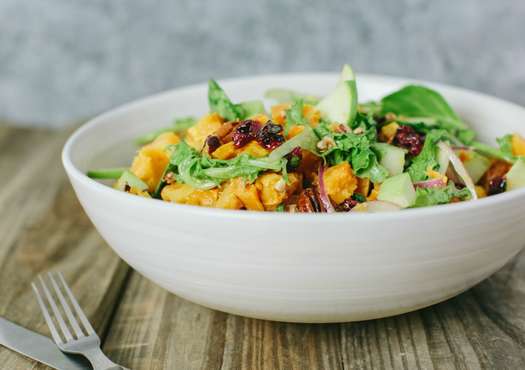 Fall Harvest Salad with Dijon Vinaigrette
