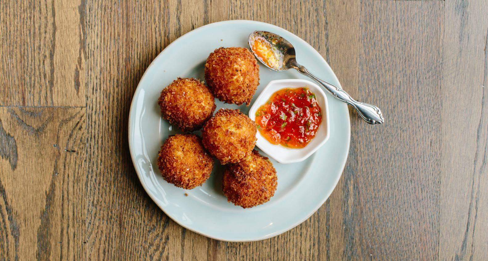 Recipe Cheesy Grit Fritters with Hot Pepper Jelly Southern Kitchen