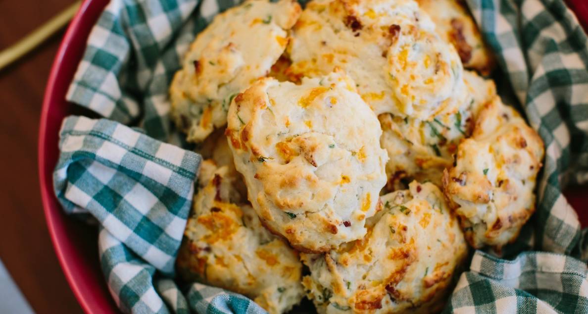 Recipe BaconCheddar Drop Biscuits Southern Kitchen