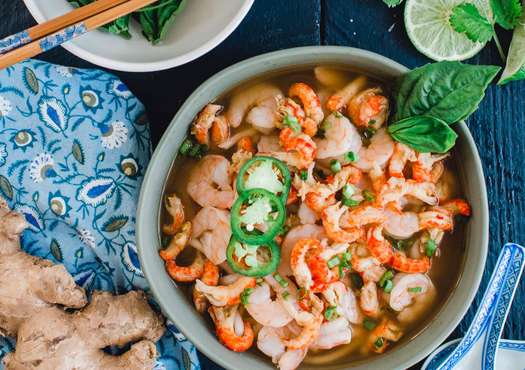 Shrimp and Crawfish Pho