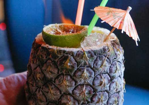 Tropical Snow Cocktail