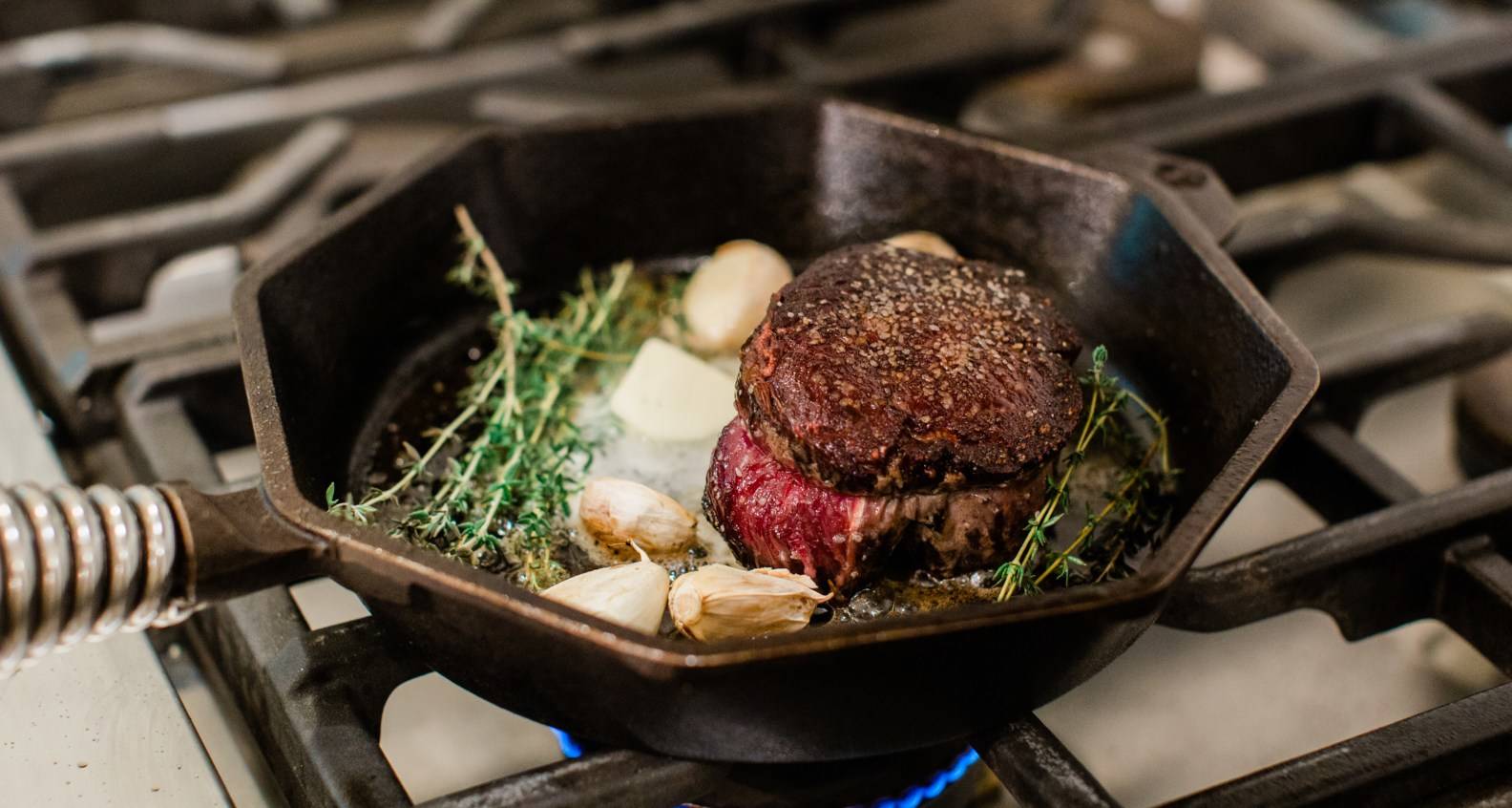 Cast Iron Seared Filet Mignon Southern Kitchen