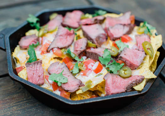 steak nachos