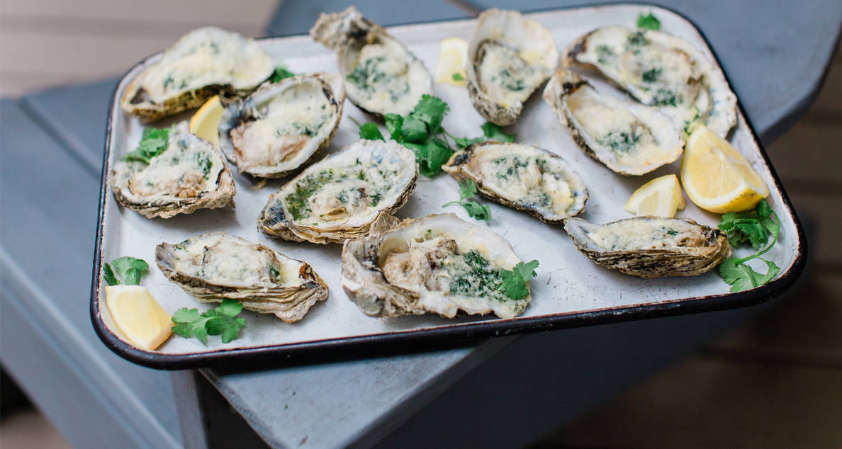Grilled Oysters with Garlic Parmesan Butter Southern Kitchen