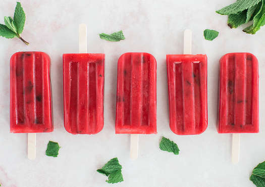 raspberry pops