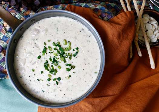 creamy scallop soup